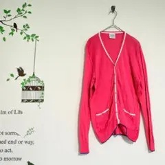Letroyes /フランス製 コットン100%ニットカーディガン 金ボタン Sのサムネイル