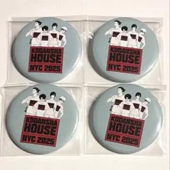 講談社ハウス　進撃の巨人　缶バッジ　4点セット③