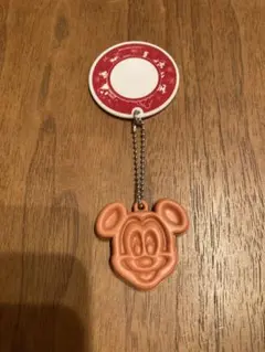 ミッキー　ワッフル　キーホルダー