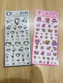 ハローキティ キャラクターシール ２枚セット