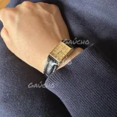【新品電池】SEIKOレクタンギュラー スクエア ヴィンテージ tank 美品のサムネイル