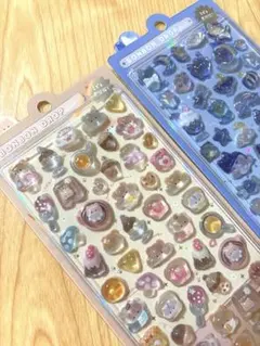 正規品 ボンボンドロップシール はむはむ よるねこ 2枚セット