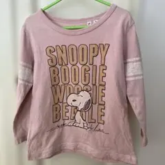 ユニクロ　110 スヌーピー　ロングTシャツ