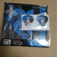 タイトーくじ　クリアスタンド　＆　クリアバッジセット　KAITO