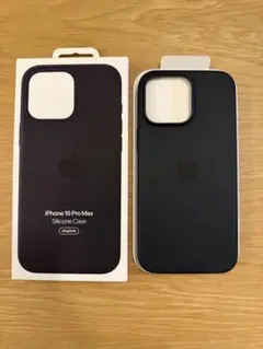 iPhone 16 Pro Max シリコンケース ブラック