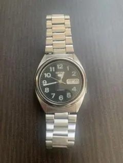 【稼働品】seiko 5 7s26-3180ブラック 自動巻のサムネイル
