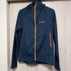 メンズmont-bell フルジップパーカー M ネイビー