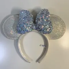 値下げ！ディズニーシー20周年　スパンコール　カチューシャ　ミニーちゃん