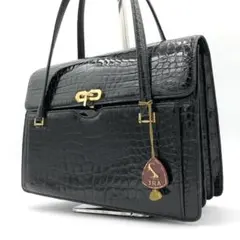専用 JRA クロコダイル A4対応 トートバッグ ビジネスバッグ 定価48万