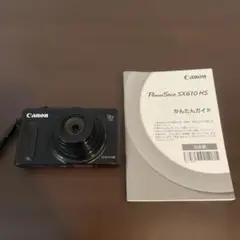 Canon PowerShot SX610 HS デジカメ ジャンク品 Canon PowerShot SX610 HS SX610HS W. 18x Zoom Lens Black Made