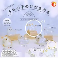 うちの子のけだまだま　犬　プードル　2個セット