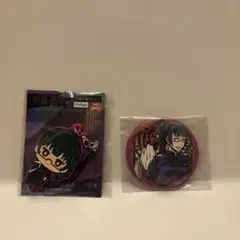 呪術廻戦 禪院真希 キーホルダー&和紙缶バッジセット