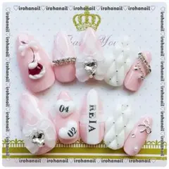 ネイルチップ オーダー受付中 量産型 ワンホン さくらんぼ チェリー 韓国