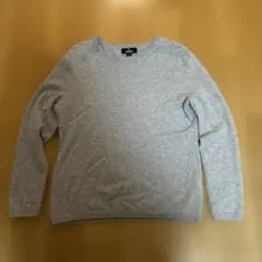 ランズエンド　カシミヤ100% グレー　セーターのサムネイル