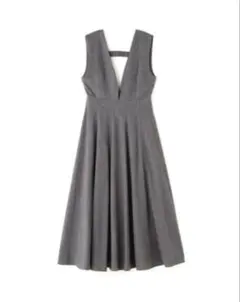 NATURAL BEAUTY BASIC Vネックフレアジャンスカ