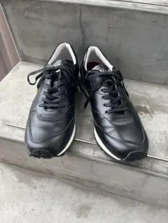 UBIQ ブラックレザー　スニーカー