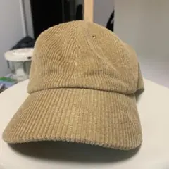 niko and... コーデュロイベージュキャップ