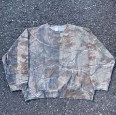 90s 00s LIBERTY リアルツリー カモ スウェット vintage