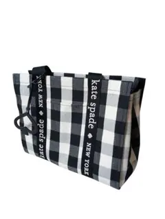 kate spade チェック柄 トートバッグ