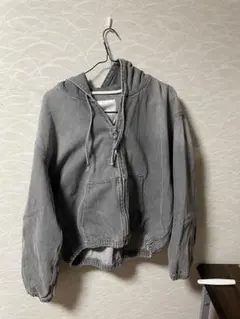 ZARA フード デニムジャケットのサムネイル