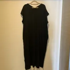 黒　綿100 ワンピース