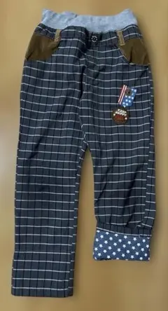 チェックパンツ　110cm