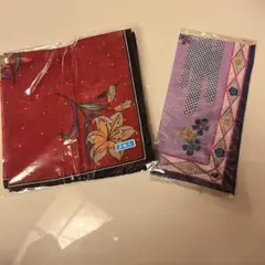 花柄 ハンカチ 3枚セット 手ぬぐい　和風
