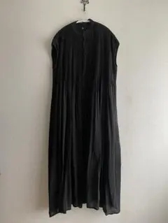 新品maison de soilミニピンタックドレス ブラック ワンピース 2 