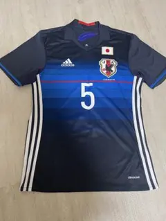 adidas サッカー日本代表ユニフォーム 5番長友佑都 2014-15 - メルカリ