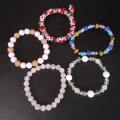 ビーズブレスレット 5個セット
