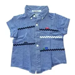 【美品】ファミリア　シャツ　90