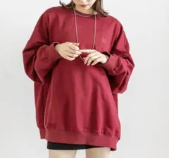 mystic ミスティック ビッグスウェット レッドのサムネイル