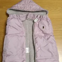 ミキハウス 5WAY キャリーケープ　防寒　ダウン