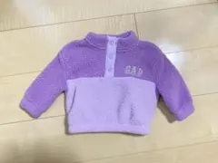 GAP フリースジャケット 6-12ヶ月 パープル