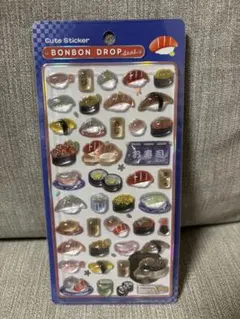 正規品　寿司　ボンボンドロップシール　和柄