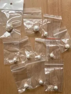 パールボタン 11個セット ハンドメイド 手芸