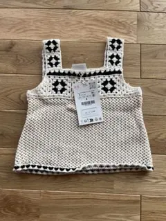 zarakids / クロシェニットトップス