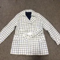 タグ付き　Queens court トレンチコート