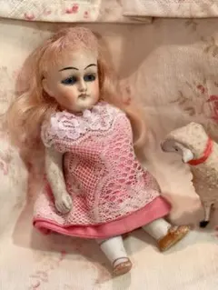 アンティークドール ミニョネット 未使用 ビスクドール ミニョネット 紳士 フランス アンティーク 0501667