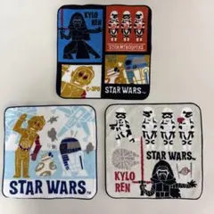 STAR WARS スターウォーズ　タオルハンカチ　３枚セット