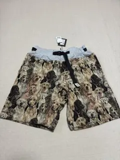 【新品タグ付き】Go slow caravan ゴブラン総柄ショーツ　犬柄