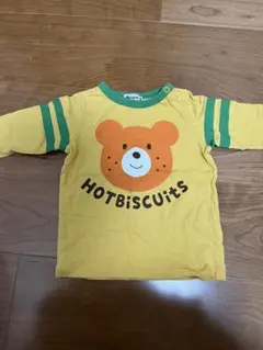 HOT BISCUITS クマプリントTシャツ　80