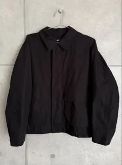 ユニクロC コットンショートブルゾン 短丈ブルゾン 坂口健太郎