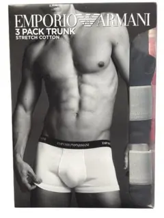 【新品】EMPORIO ARMANI ボクサーパンツ M3枚組 ブラックのサムネイル
