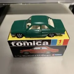 TOMICA　トミカ　ブルーバードSSS　クーペ　緑色　1Aホイール 最初期 日本製 トミカ 1A ブルーバードSSSグリーン サファリブラウン