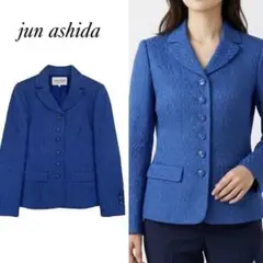 P659 美品 M ジュンアシダ 総柄 刺繍 フォーマル JKT レディースのサムネイル