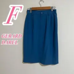 GERARD DAREL ジェラールダレル タイトスカート ブルー ひざ丈 Fのサムネイル