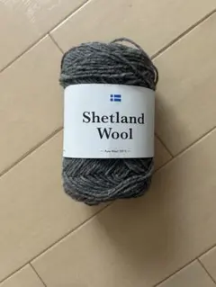 DARUMA Shetland Wool グレー毛糸 44g
