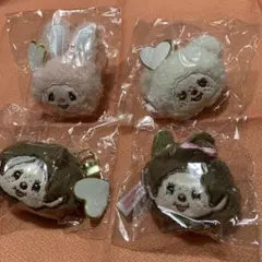 モンチッチ　ぬいぐるみスマホチャーム　4種セット　ガチャガチャ