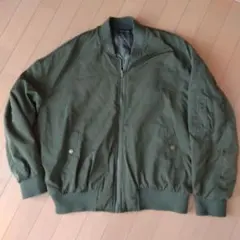 MA-1 ブルゾン カーキ ジャンバー レディース L ジーンズ スカート